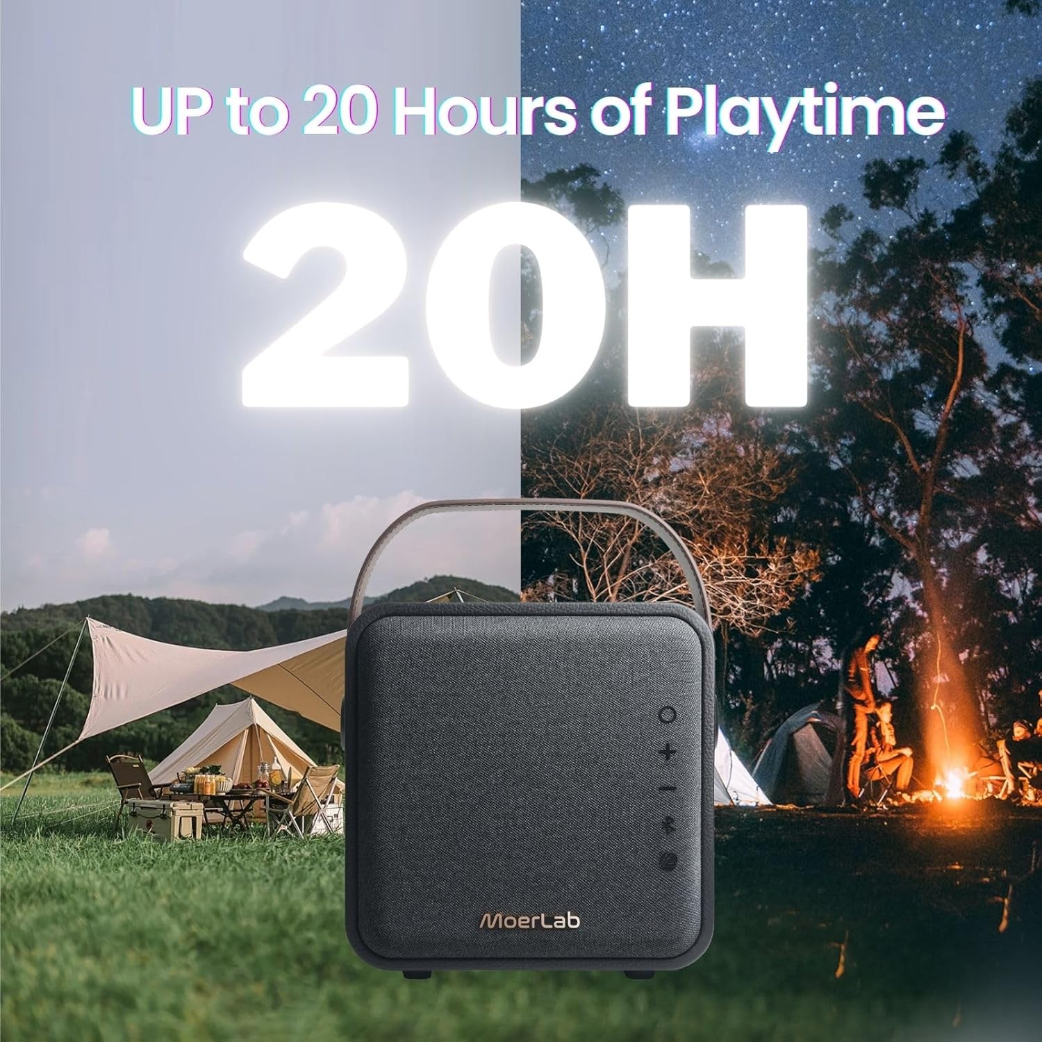 Overture Auracast Portable Bluetooth Speaker with 80W Stereo Sound, Deep Bass, 20H Playtime, 66ft Bluetooth Range, Bluetooth 5.3 TWS Pairing Portable Wireless Speaker for Outdoor, Home, Party