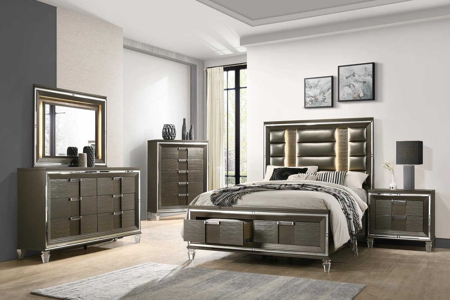 Picket House Furnishings Charlotte Queen Storage 3PC Bedroom Set
