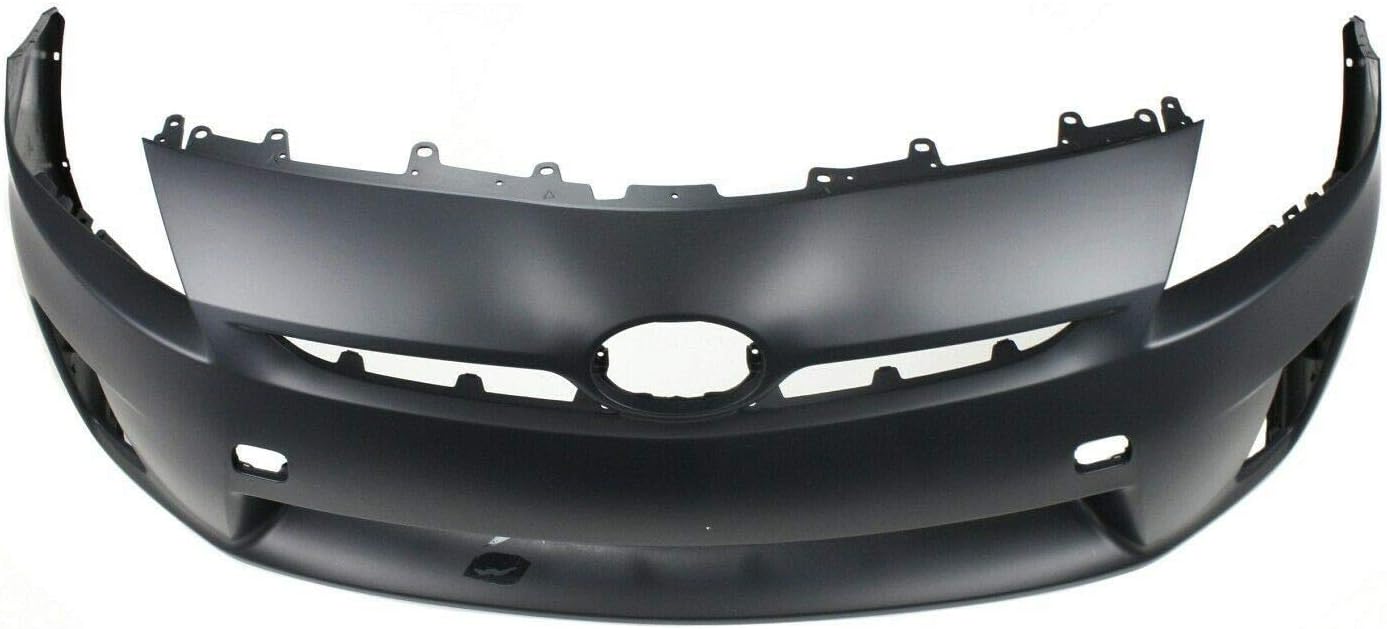 Front Plastic Bumper Cover Fascia for 2010-2011 Toyota Prius Base Hatchback 10-11. New, Primed and Ready for Paint. with Fog Light Holes. TO1000359 5211947917