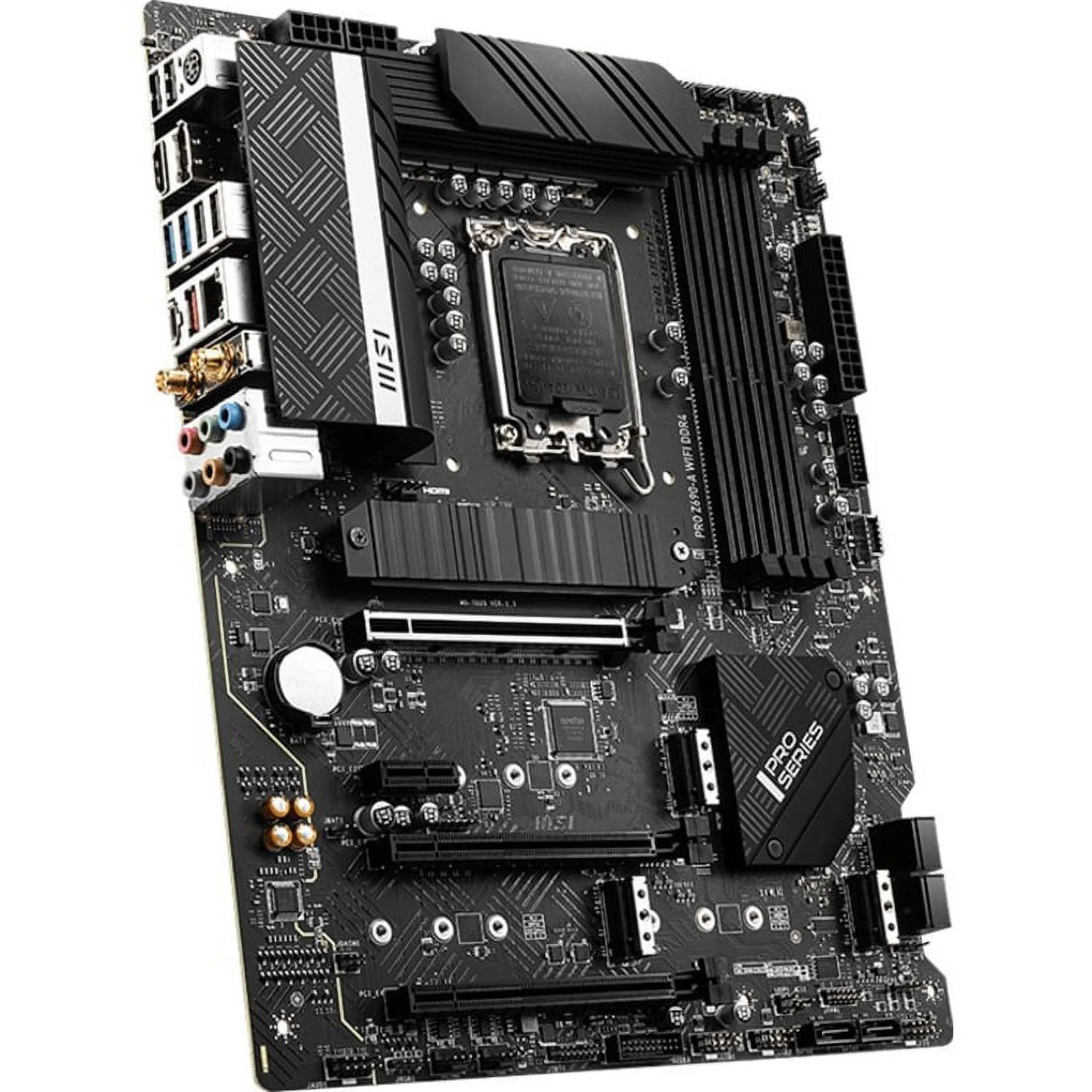 MSI Z690-A WIFI DDR4 Desktop Motherboard - Intel Chipset - Socket LGA-1700 - Intel Optane Memory Ready - ATX - Pentium Gold, Celeron, Core i5, Core i7, Core i9 Processor Supported - 128 GB DDR4 SDRAM