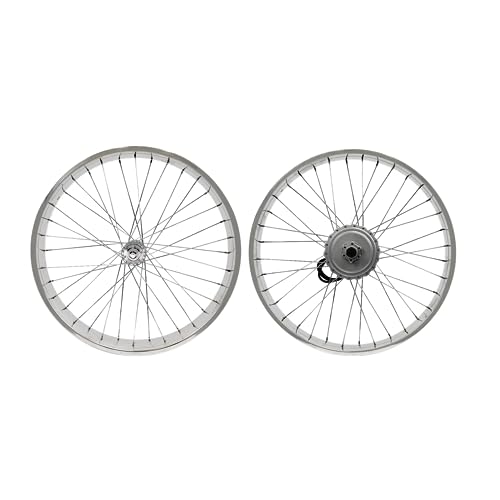 Micargi 26" Internal 3 Speed Aluminum Double Polish FAT Rim Wheel Set Compatible with Disc Brake
