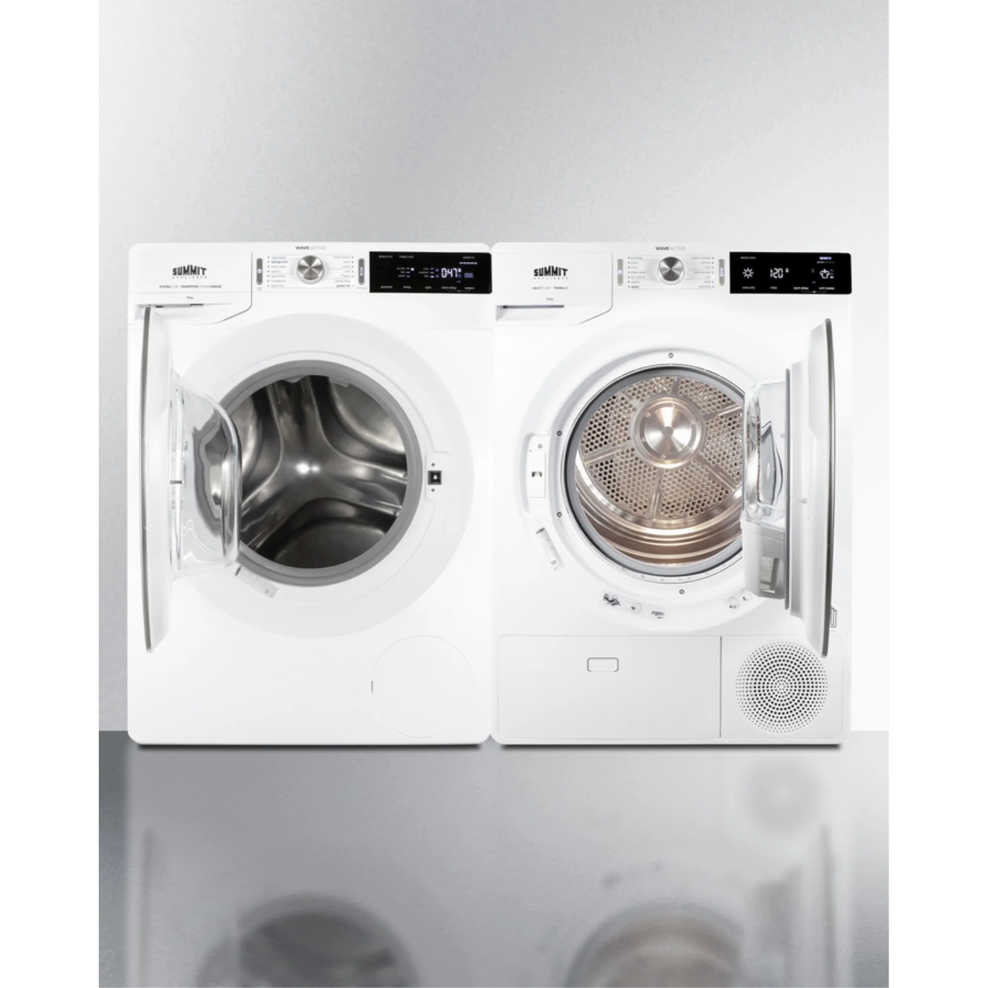 Washer/Heat Pump Dryer Combination