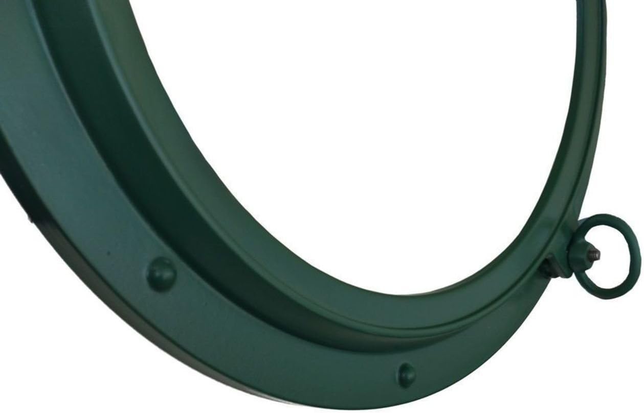Hampton Nautical Porthole-24-W Seaworn Green Ship Porthole Window 24 Nautical Home Decoration Pack of 2