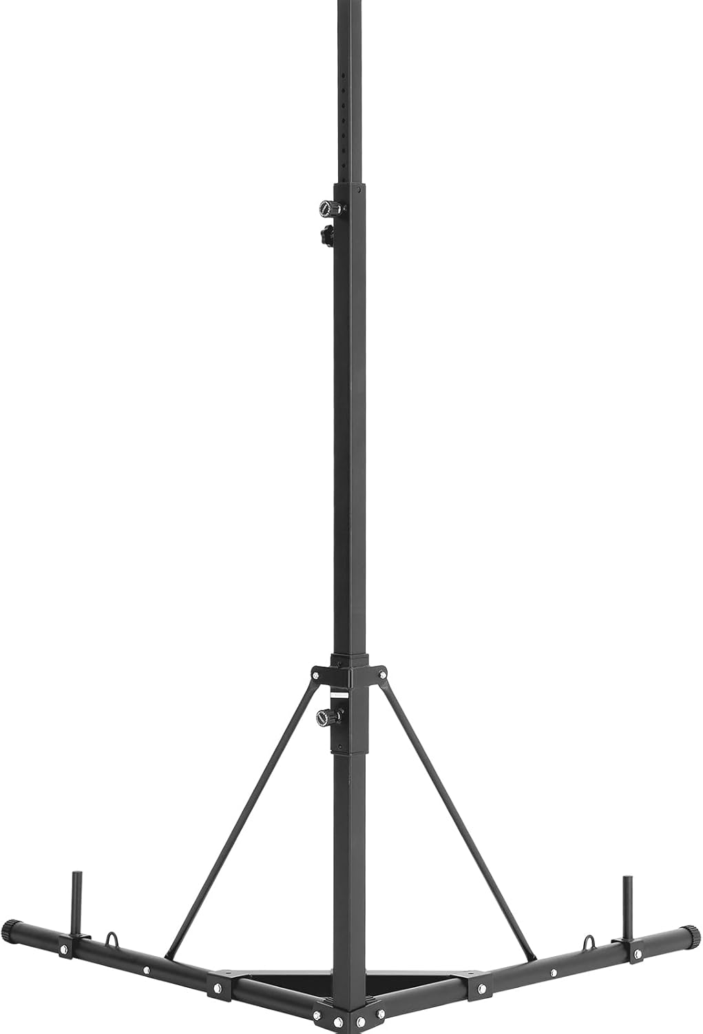 VEVOR Punching Bag Stand, Steel Heavy Duty Workout Training Equipment, Adjustable Height Boxing Punching Stand with Weighted Base, Holds Up to 400 lbs, Freestanding Sandbag Rack for Home Gym Fitness