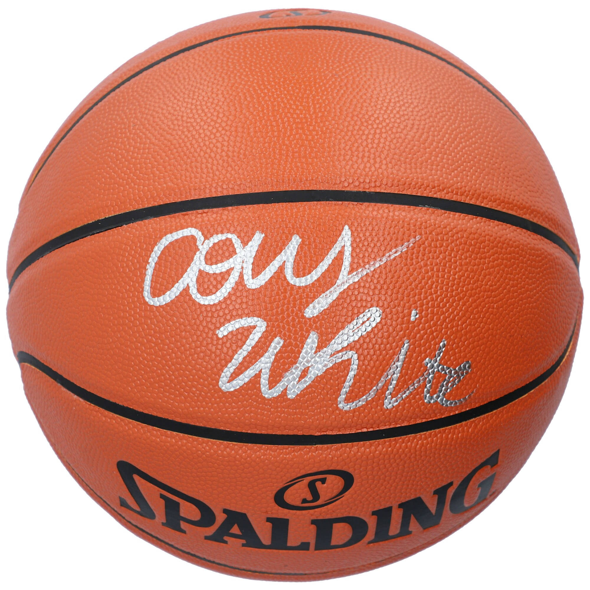 Fanatics Authentic Coby White Chicago Bulls Autographed Spalding Indoor/Outdoor Basketball