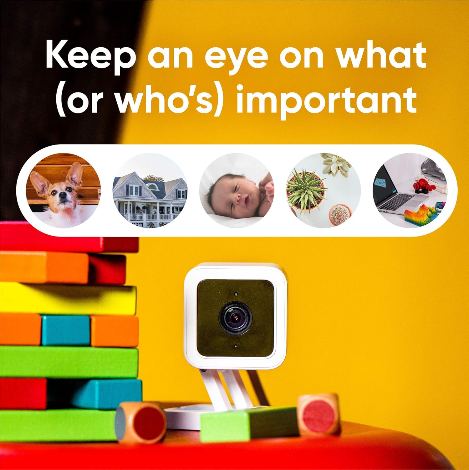 Wyze Cam v3 with Color Night Vision, 1080p HD Indoor/Outdoor Video Camera, 2-Way Audio, Compatible with Alexa, Google Assistant, and IFTTT, 2-Pack