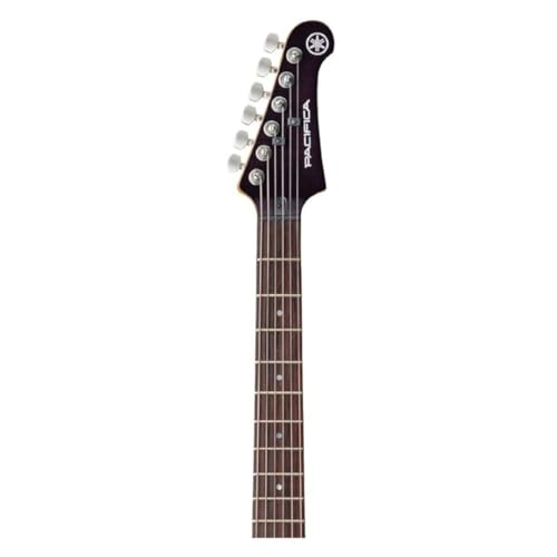 YAMAHA 6 String Solid-Body Electric Guitar, Right, Translucent Black, 612VII (PAC612VIIFM TBL)