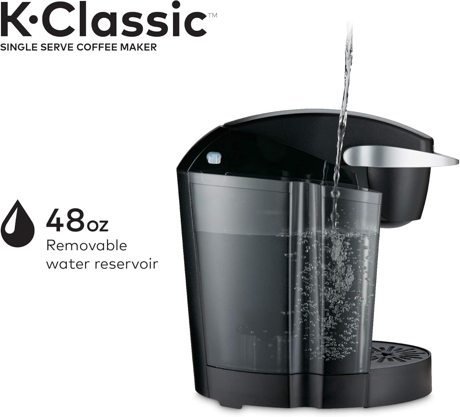 Keurig K-Classic Single Serve Coffee Maker with Eight O'Clock The Original Medium Roast, 32 K-Cup Pods