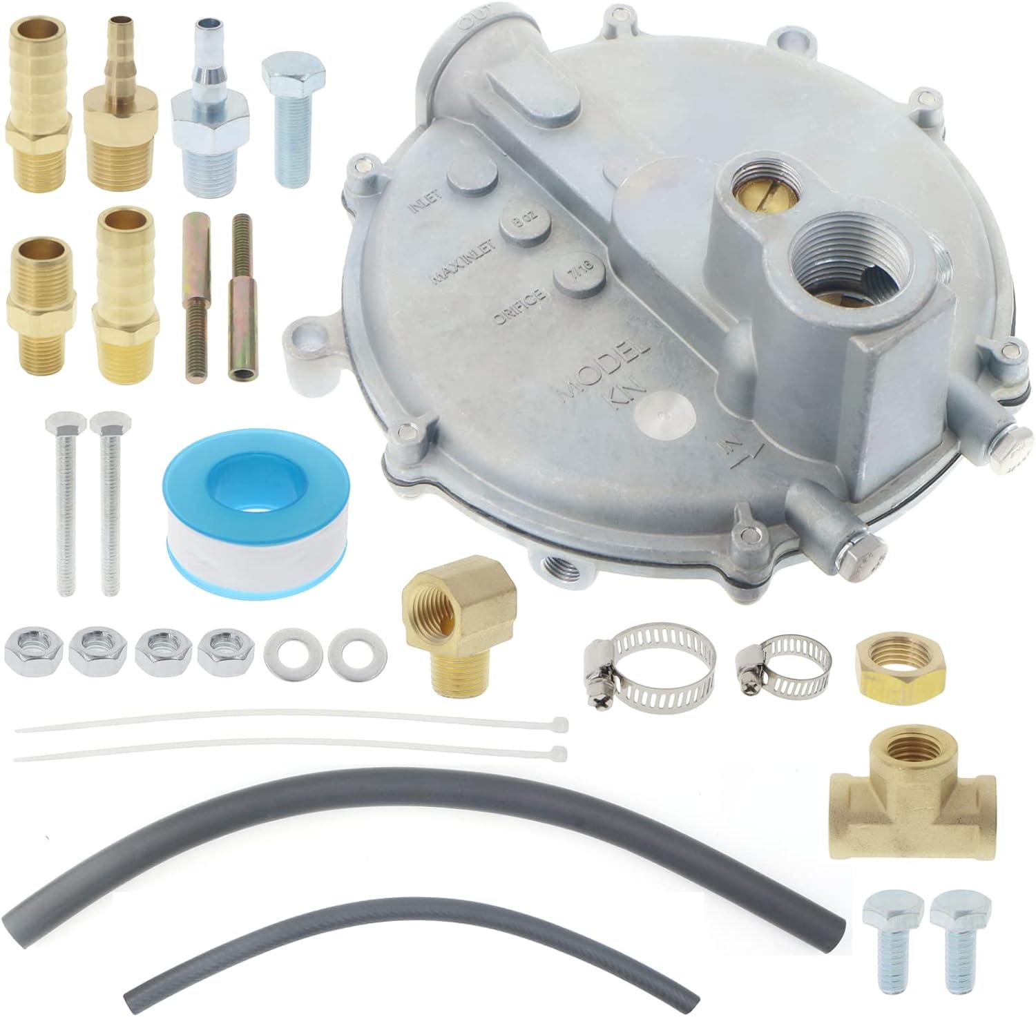 Hutdkte Propane Natural Gas Tri-Fuel Conversion Kit for Honda GX120 GX160 GX200 GX270 GC160 GC190 Generator