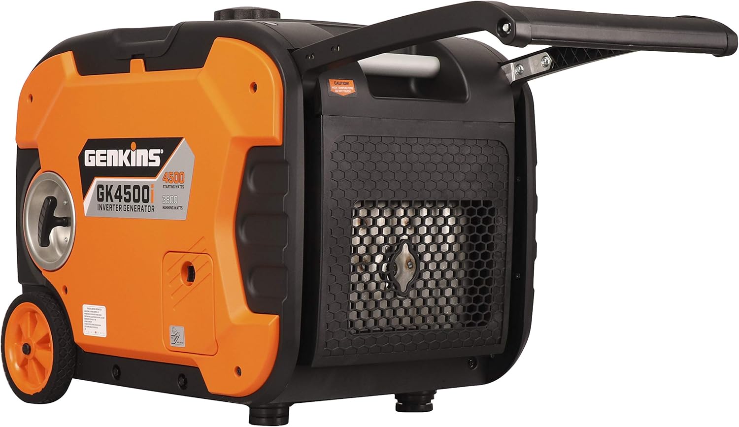 GENKINS 4500 Watt Portable Inverter Generator Gas Powered Ultra Quiet RV Ready Camper Friendly