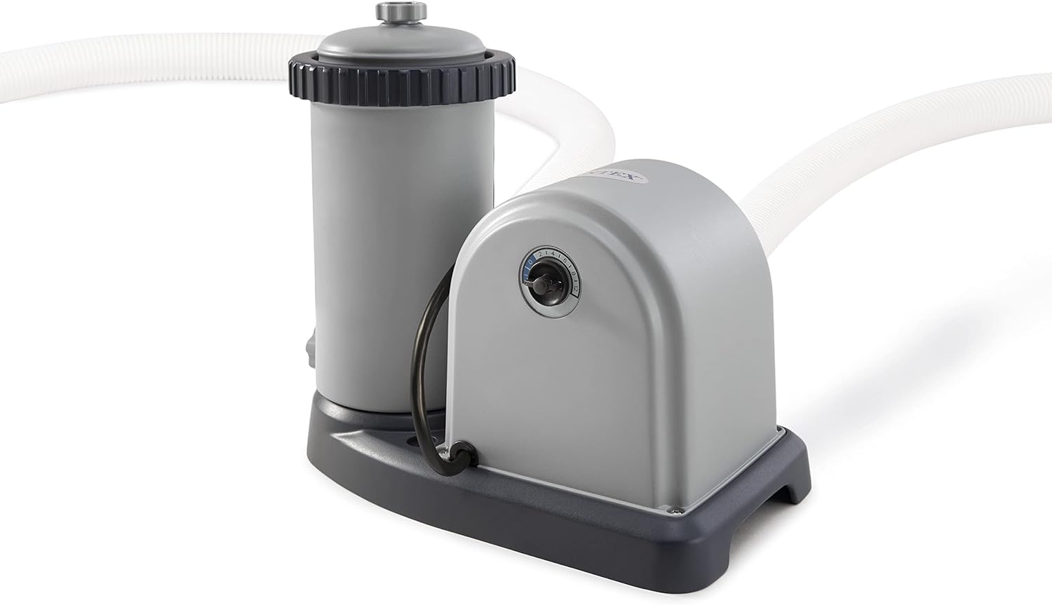INTEX 28635EG C1500 Krystal Clear Cartridge Filter Pump for Above Ground Pools, 1500 GPH Pump Flow Rate