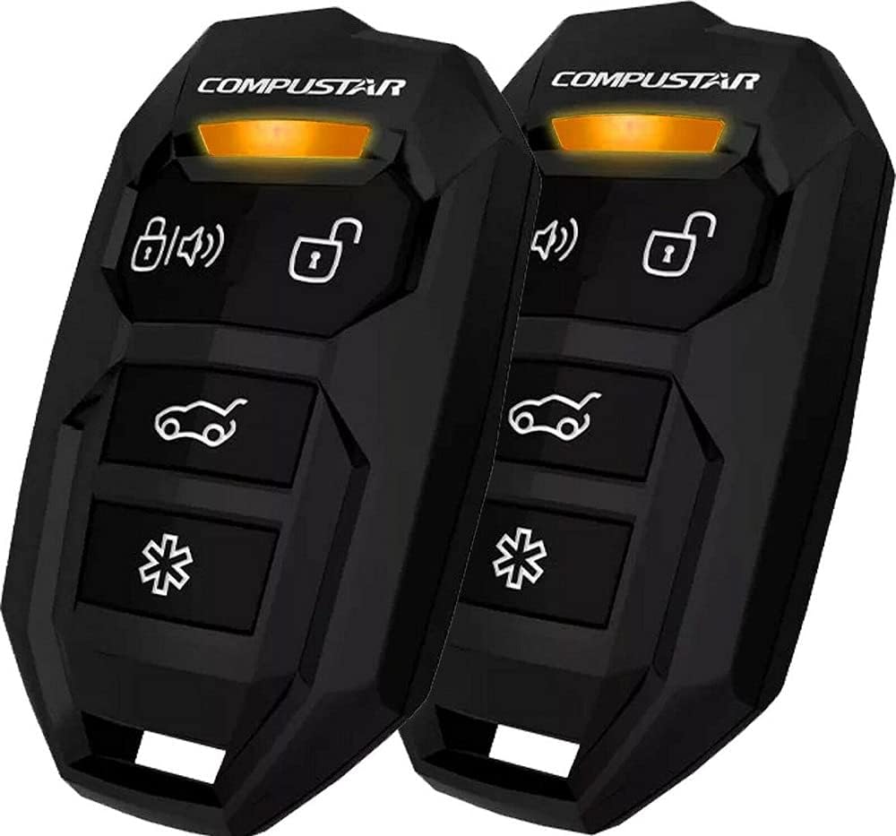 Com Compustar CS905-AS 1500ft Range 4 Button 1 Way Alarm & Remote Start System