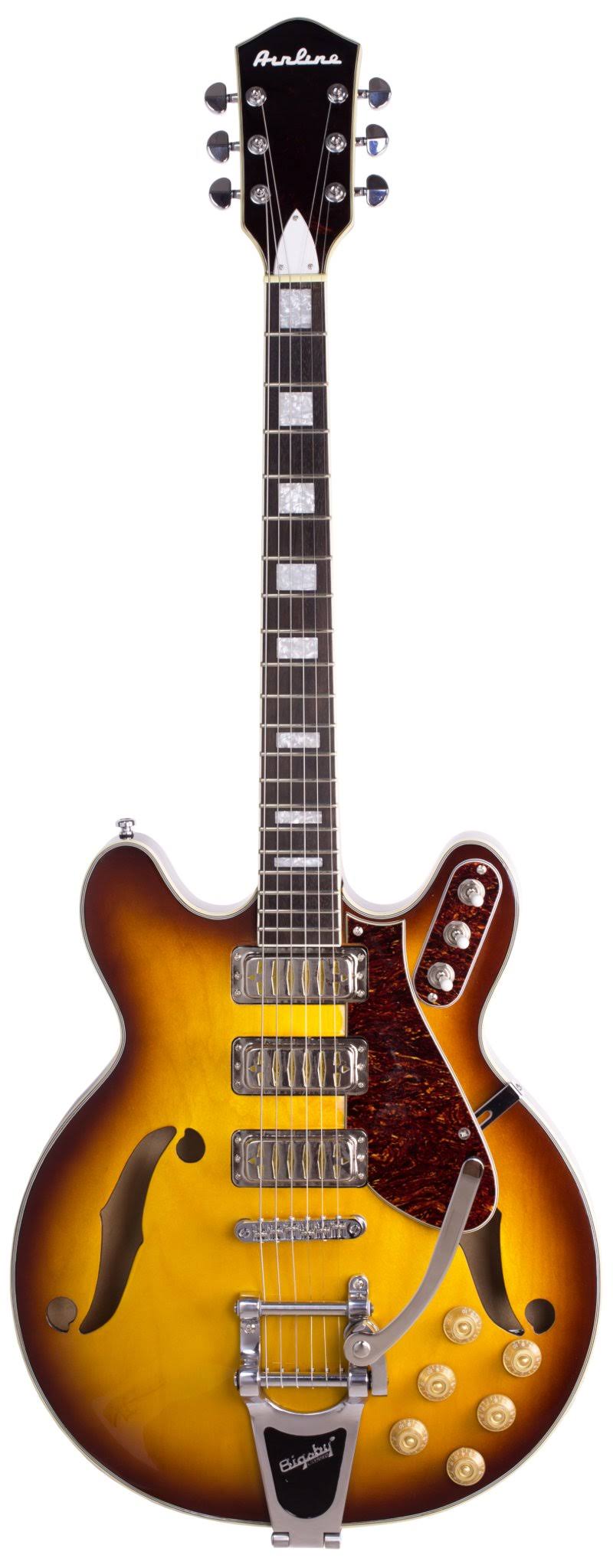 Eastwood Airline H78 Electric Guitar Vintage Redburst