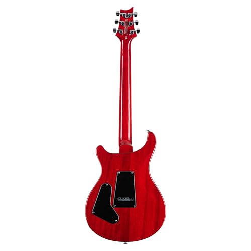 PRS Guitars 6 String SE Custom 24-08 Electric Guitar, Blood Orange with Gig Bag, Right, (107994::BR:)