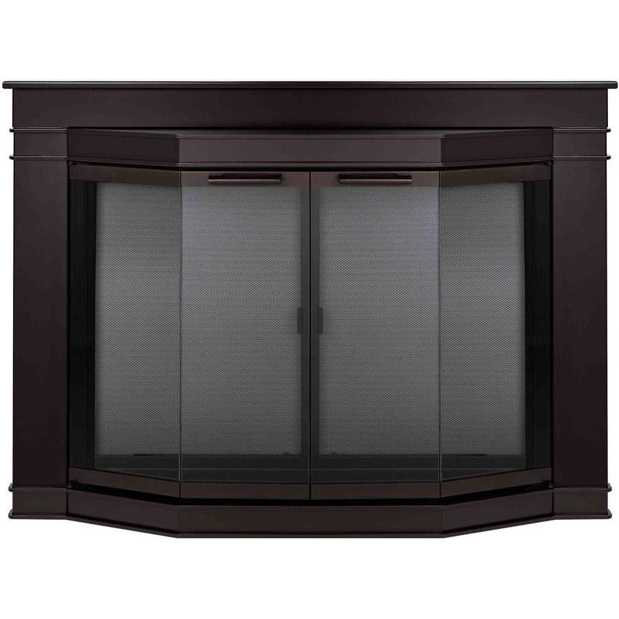 Pleasant Hearth Oil Rubbed Bronze Fireplace Door Glacier Bay Large GL-7702