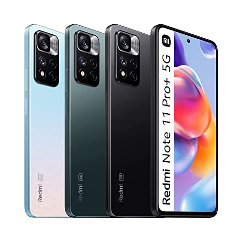 Xiaomi Redmi Note 11 Pro+ Plus 5G + 4G Volte 128GB + 6GB Factory Unlocked 6.67" 108MP Camera Night Mode (Not Verizon Sprint Boost Cricket Metro At&T) + (w/Fast Car Charger Bundle) (Forest Green)
