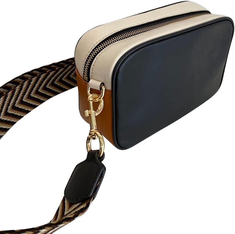 Marc Jacobs Flash Leather Crossbody Bag, Black/Brown Multi