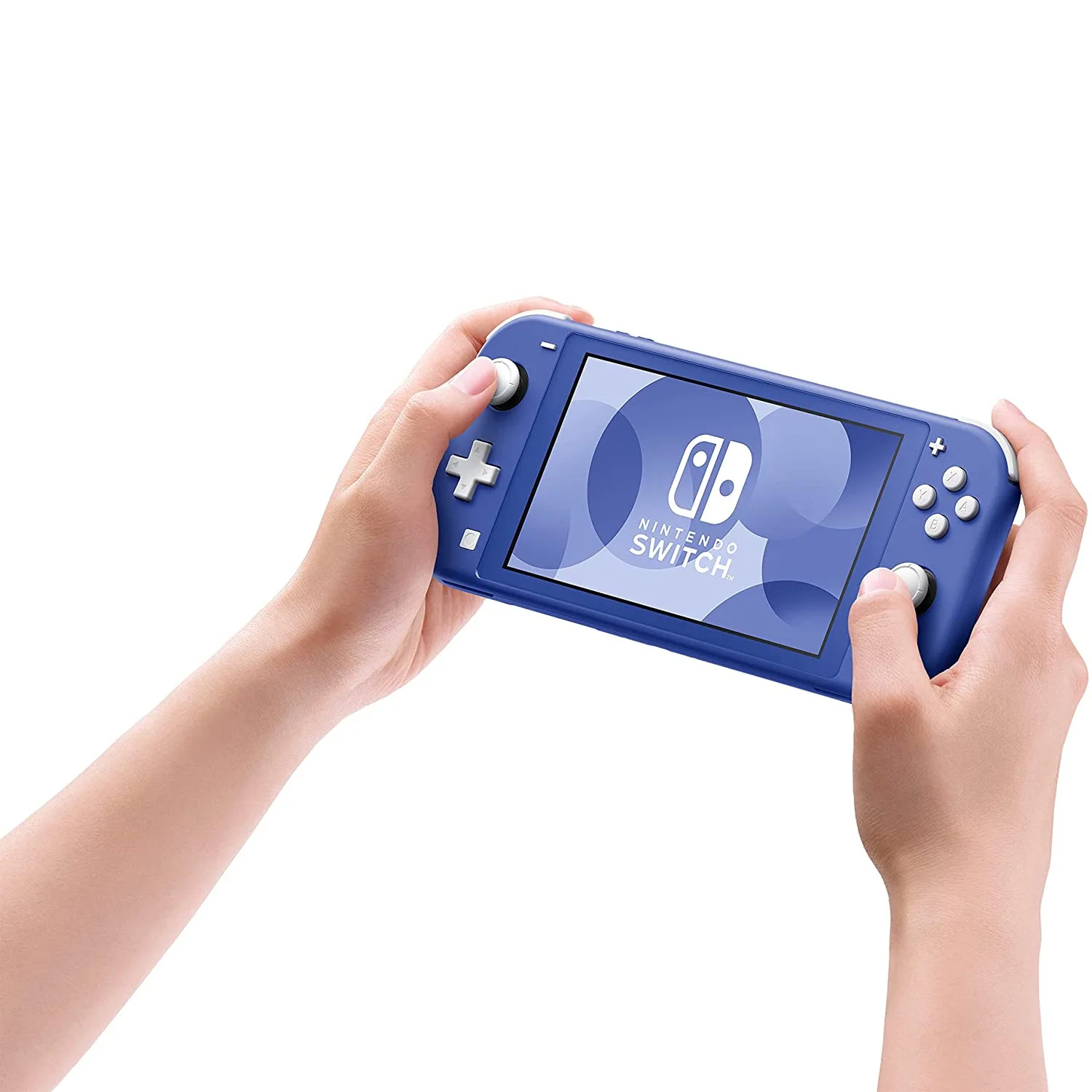 Nintendo Switch Lite (Blue) Gaming Console Bundle with Mario Golf: Super Rush