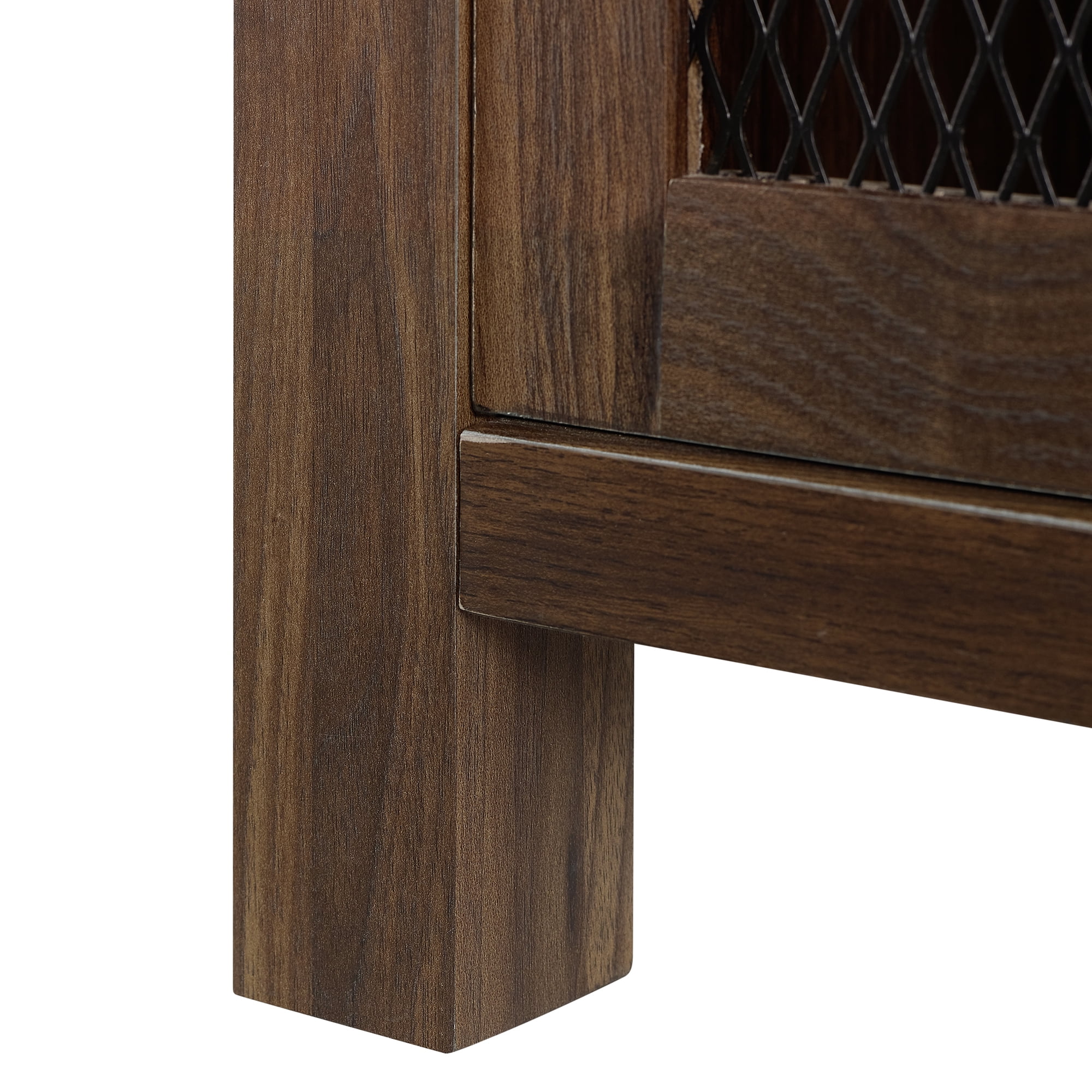 Manor Park Fireplace TV Stand for TVs up to 55", Dark Walnut