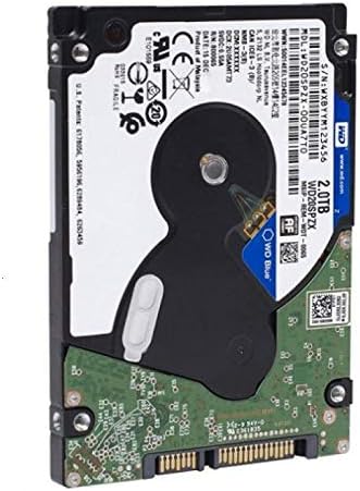 WD Western Digital 2TB 2.5" 128MB SATA III Hard Drive for Laptops, PS4 (WD20SPZX) Pack of 2