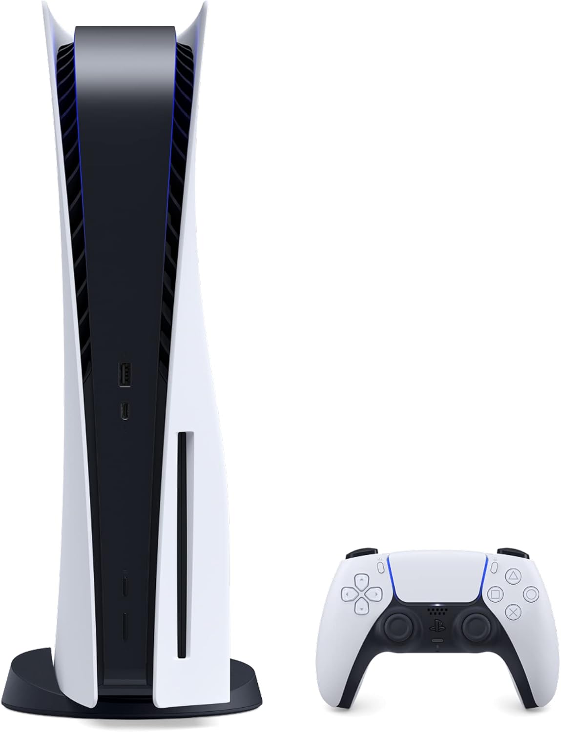 Sony PS5 Playstation 5 Disc Version Console Horizon Forbidden West Bundle - 16GB GDDR6 RAM, 825GB SSD, 4K Blu-ray player, WiFi 6, Bluetooth 5.1, Ethernet, 4K and HDR, Tempest 3D AudioTech