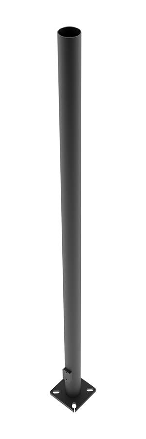 RAB PR4-11-15D2 Pole 4 Round 11 Gauge 15 Foot Drilled Two Sides Square Base