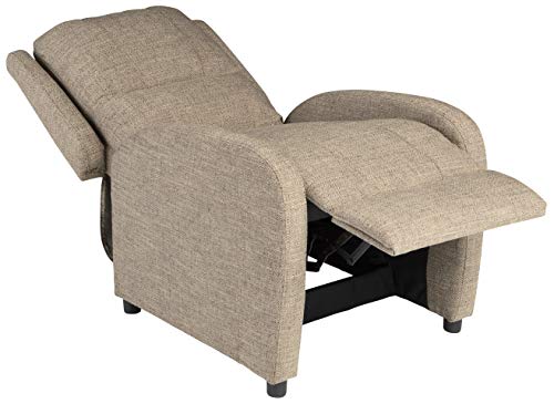 Thomas Payne RV Pushback Recliner, Majestic Chocolate, 27.5" W x 37" D x 36.5" H, Low-Maintenance PolyHyde Upholstery, High-Density Comfort Foam, Fully Reclines to 63" Depth - 377054
