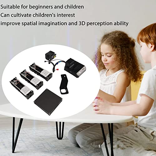 FDM Mini 3D Printer, High Accuracy Improve Spatial Imagination 3D Printer, Quick Assembly Mini 3D Printer for Beginners for Household