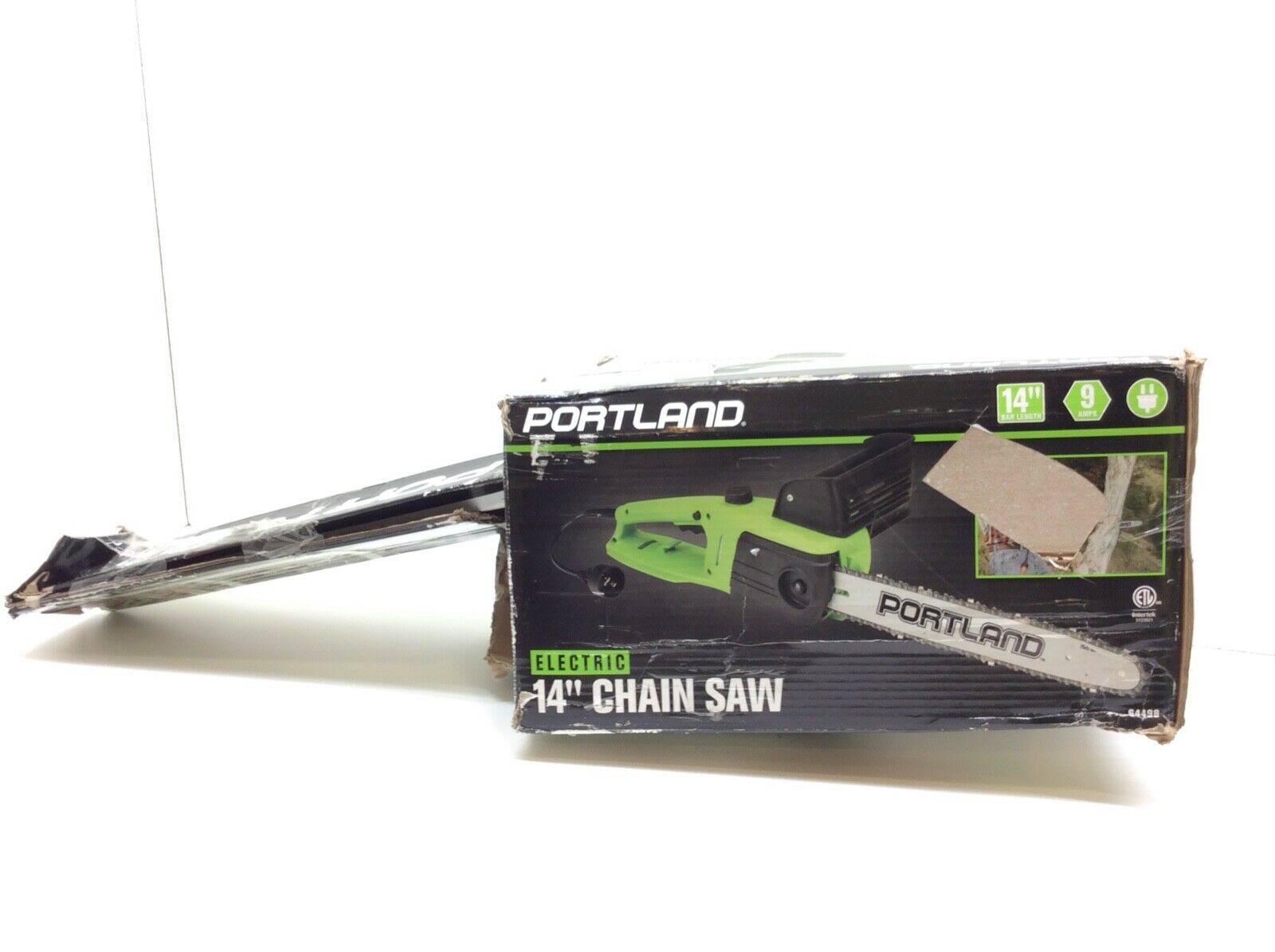 Portland 9 Amp 14 in. Corded Electric Chainsaw
