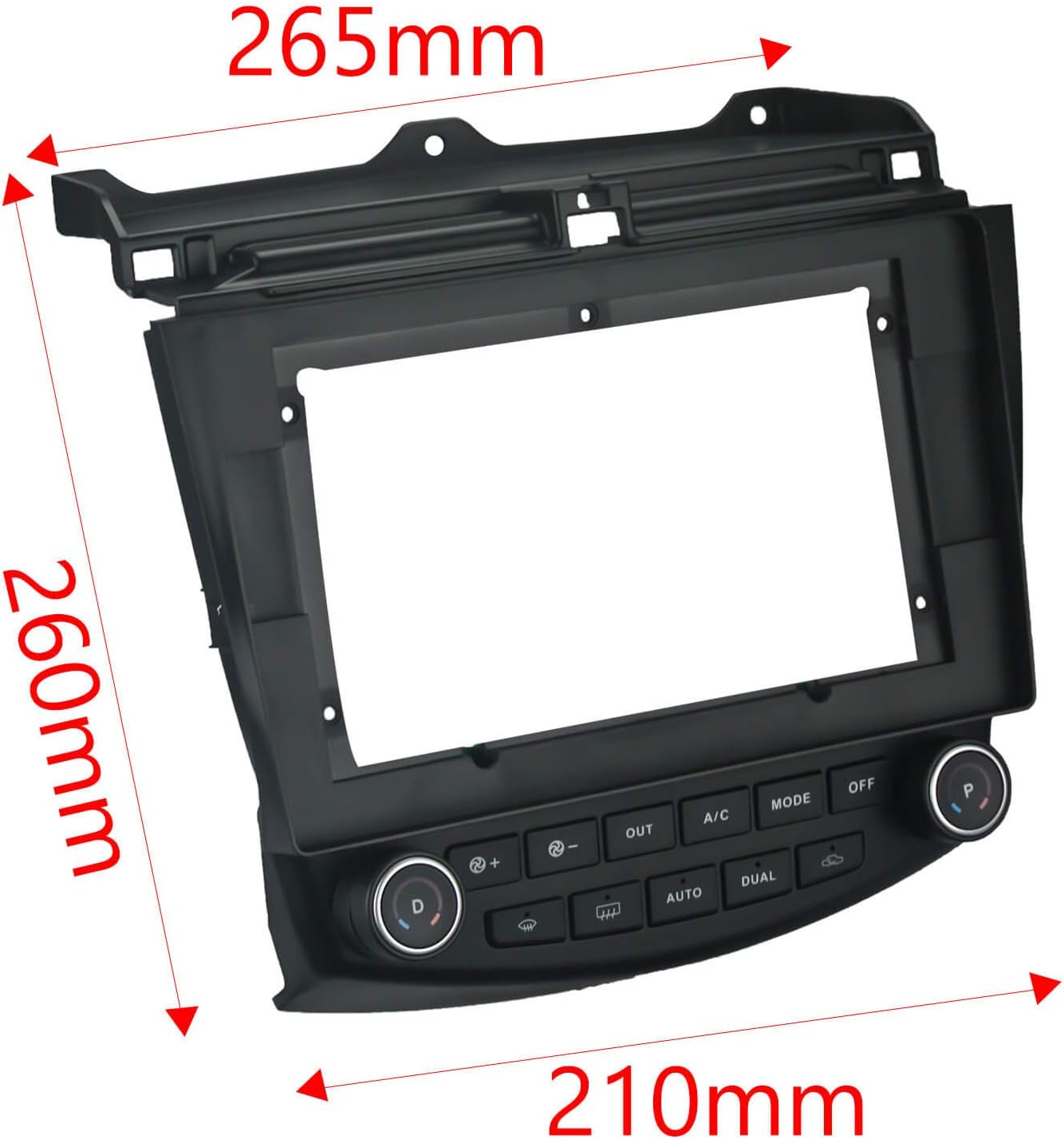 LEXXSON 10.1 Inch Double DIN Installation Dash Kit For HONDA Accord 7th 2003-2007 Install Mount kit Car Frame Car Stereo Pack of 2
