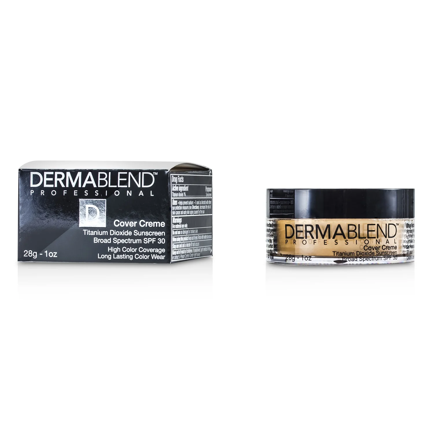 Dermablend Cover Creme Broad Spectrum SPF 30 (High Color Coverage) - Cool Beige  28g/1oz