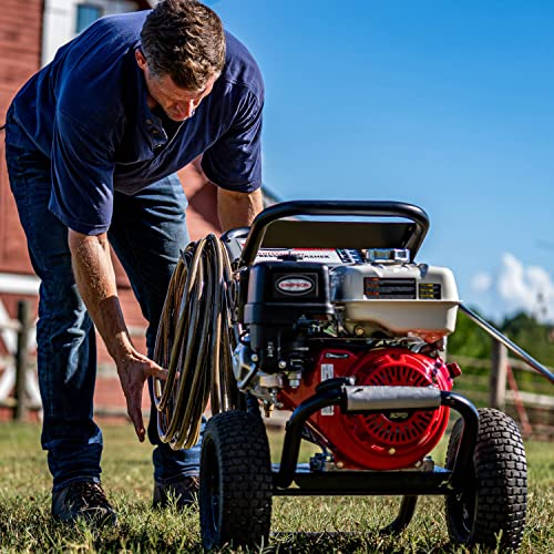 Simpson 61014 3500 PSI at 2.5 GPM Honda GX200 with AAA AX300 Axial Cam Pump Cold Water Professional Gas Pressure Washer PS61002-S