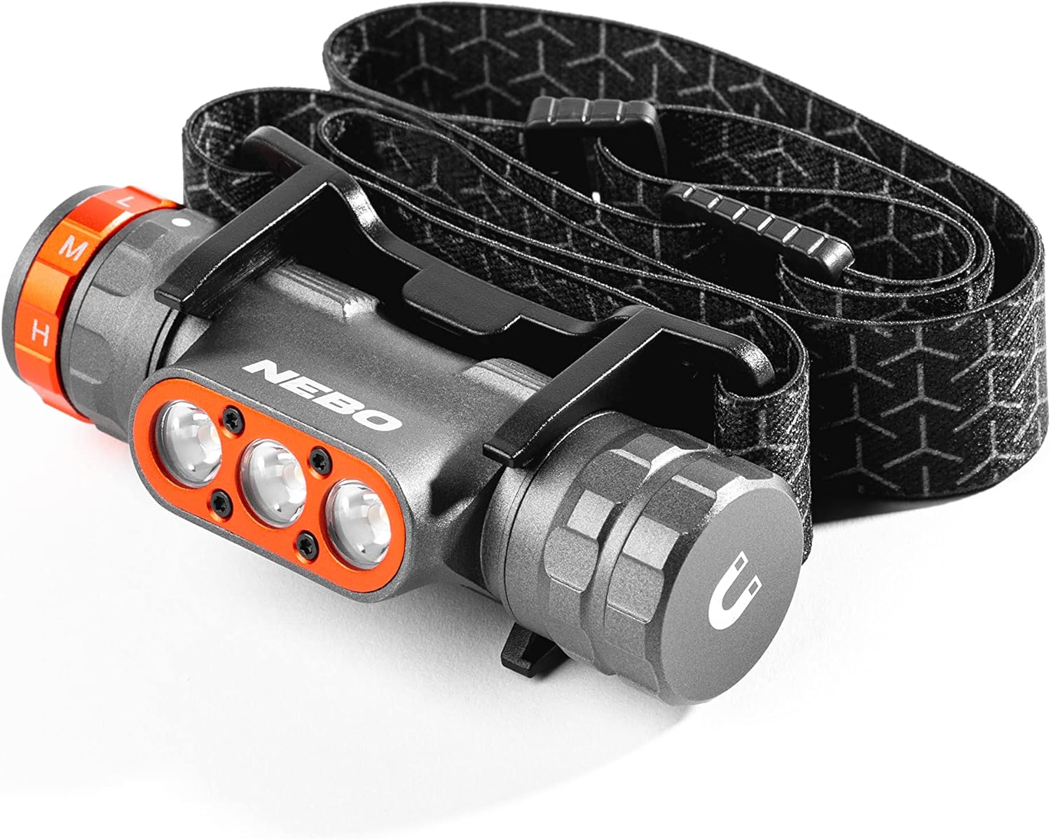 NEBO Davinci 12000,USB Rechargeable,12,000 Lumen Flashlight & Transcend 1500 USB Rechargeable Headlamp for Camping, Hiking, Caving, Fishing