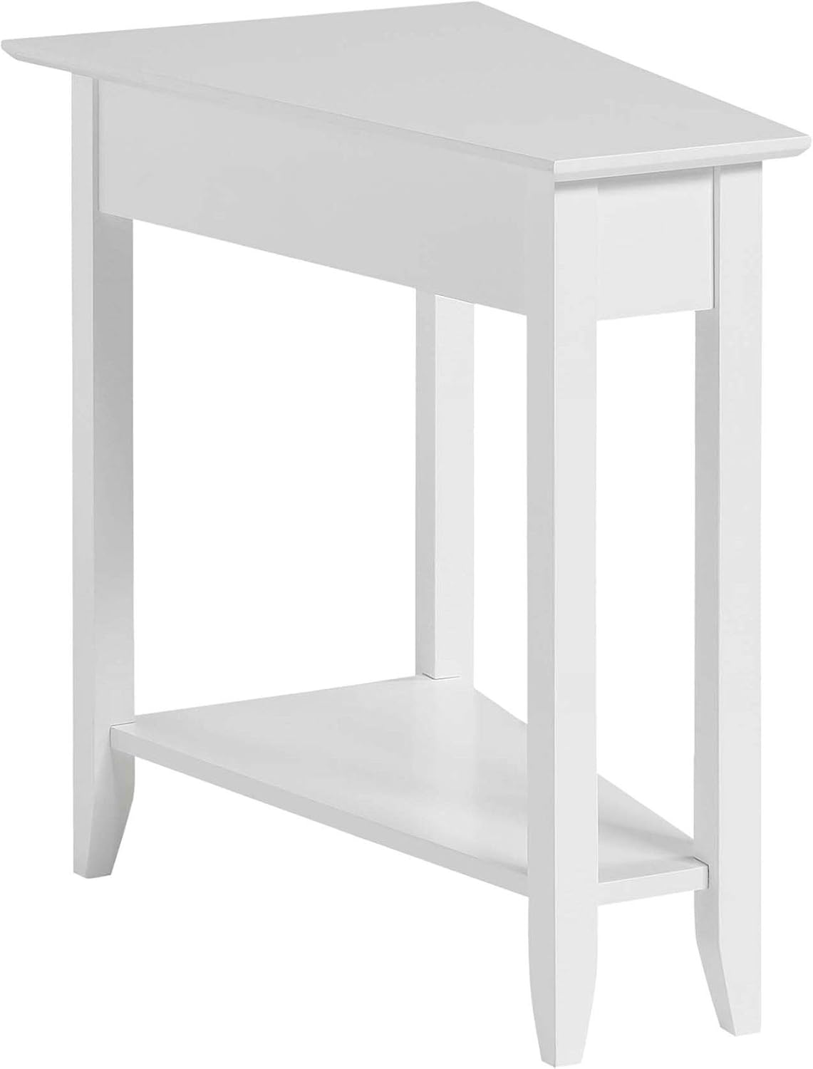 Convenience Concepts American Heritage Modern Wedge End Table, Black