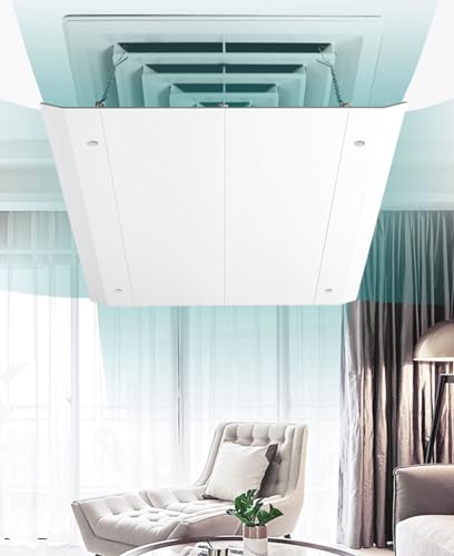 GARMEC 30/45/60CM Ceiling Central Air Conditioning Prevent Air from Blowing Directly to People,Angle Adjustable Easy Installation for Commercial Office Public Area Home