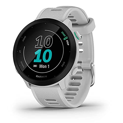 Garmin Forerunner 55 GPS Running Watch (Black) with 2-Pack Screen Protector Bundle