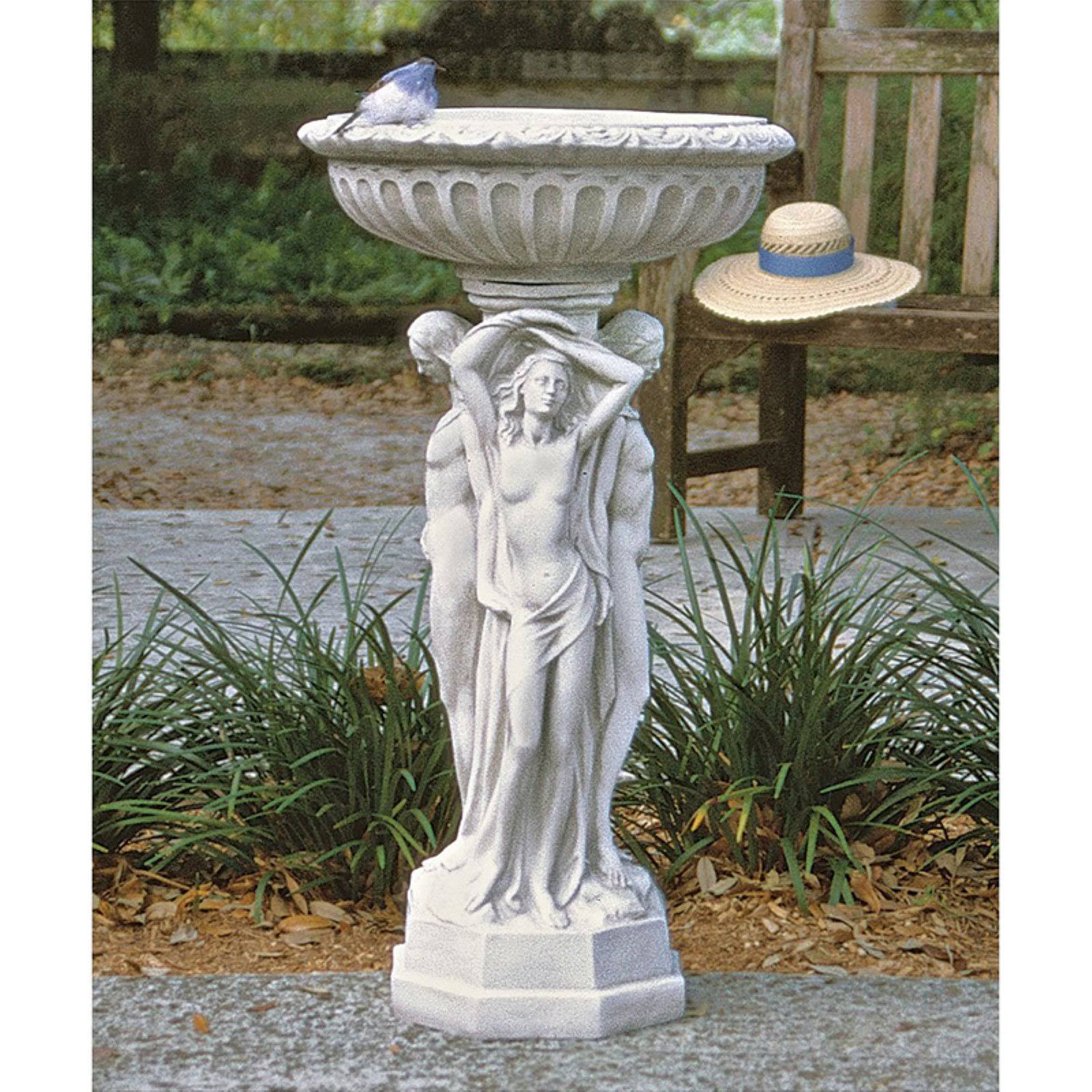 Design Toscano Column of The Maenads Pedestal Font