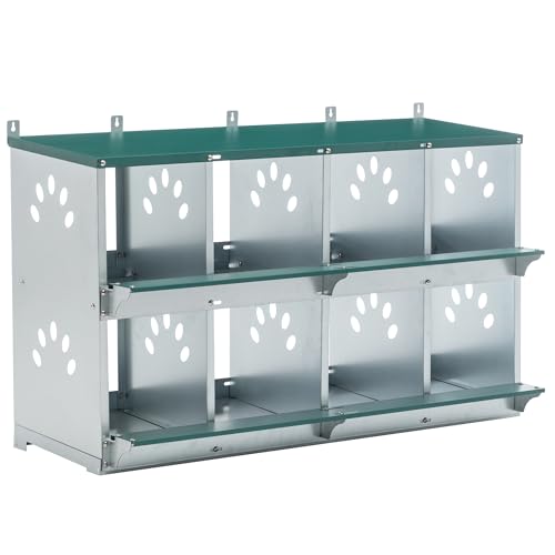 3-Tier Large Wooden Chicken Coop for 8-10 Chickens,Outdoor Walk-in Chicken Coop House with Run&Nesting Boxes,Hen House Poultry Pet Habitat Hutch Cage W/Pull Out Trays&Wire Fencing(95"×80"×83")