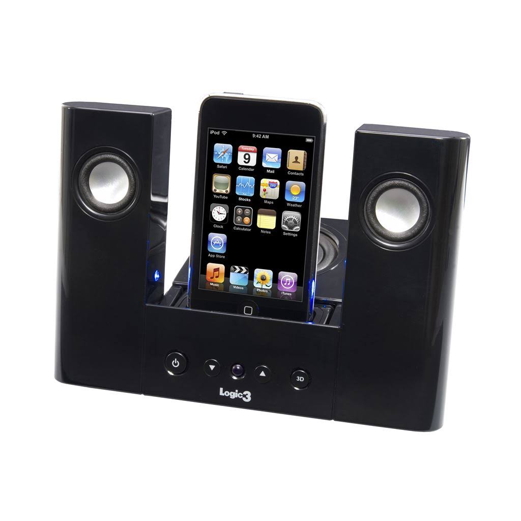 Logic3 Istation7 iPod Speaker System (Black)