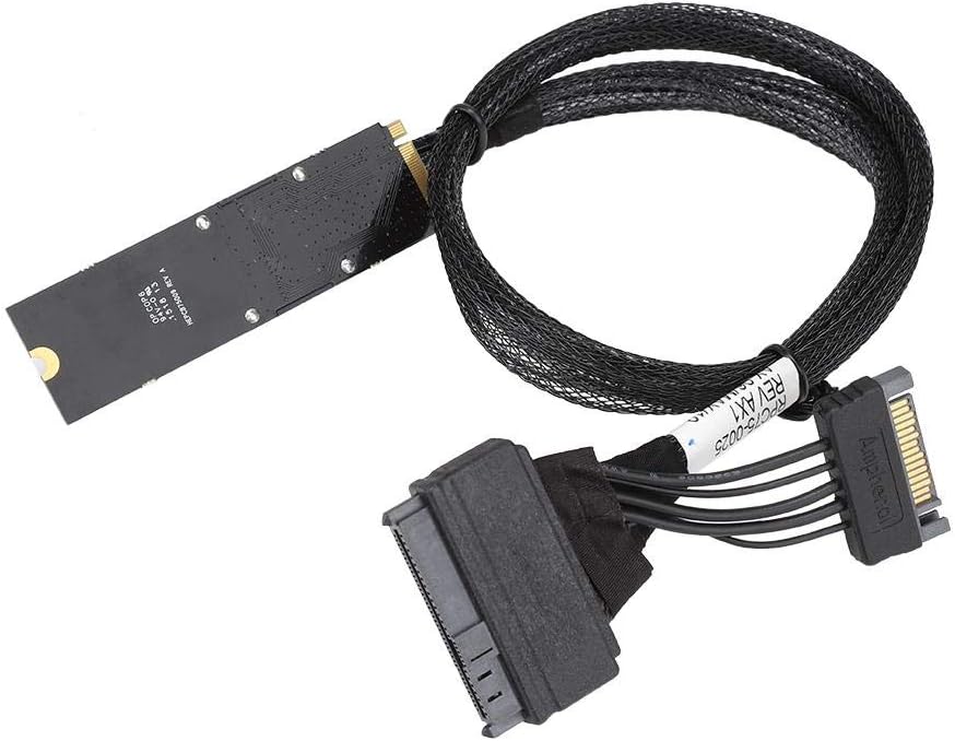 Connecting Cable to NVMe SSD Drives U.2 to M.2 Cable SF-8639 Connecting Cable for 750 P4610 983, 2.5 Inch NVMe U.2 Solid State Drive SF8639 Interface to M.2 line