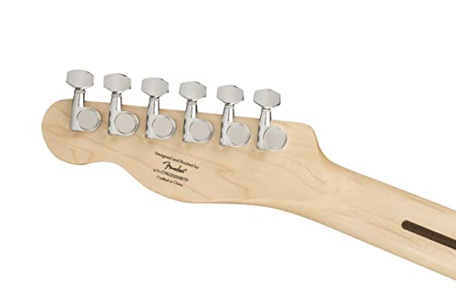 Squier Affinity Series Telecaster Electric Guitar, with 2-Year Warranty, Butterscotch Blonde, Maple Fingerboard, Left-Handed