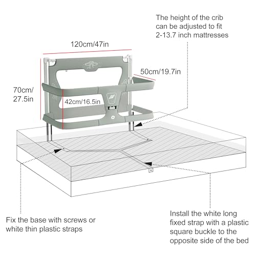 3 in 1 Baby bassinets bedside sleeper, co sleeping bed for baby, for co sleeper for baby in bed, Portable Crib, breathable and visible mesh window,soft washable liner cover and sturdy aluminum alloy (
