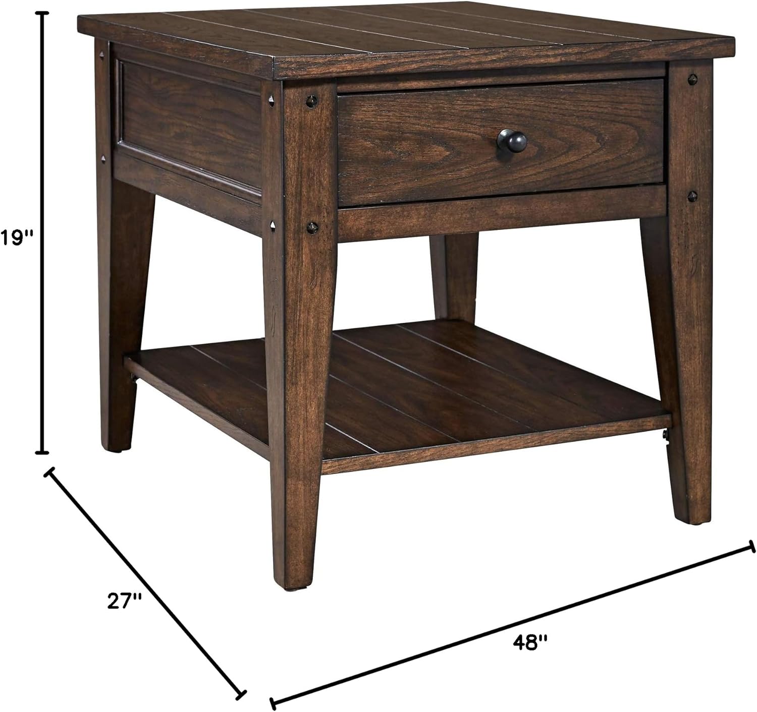 Liberty Furniture INDUSTRIES Lake House 3 Piece Set (1-Cocktail 2-End Tables), Brown