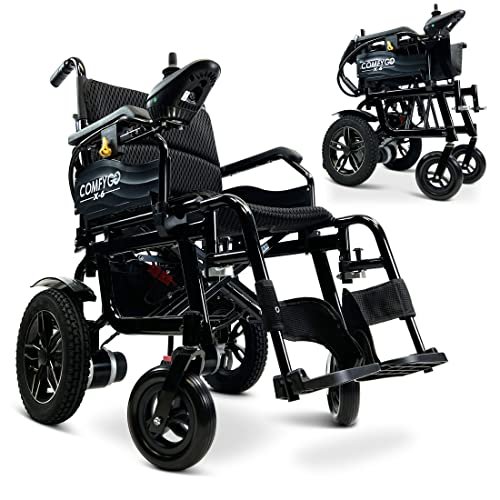 ComfyGO Wheelchairs for Adults,Electric Power Wheel Chair, Folding Durable Motorized Wheelchair,Ultra Light Wheelchair for Seniors,Foldable Durable Electric Wheelchair,Silla De Ruedas Para Adultos
