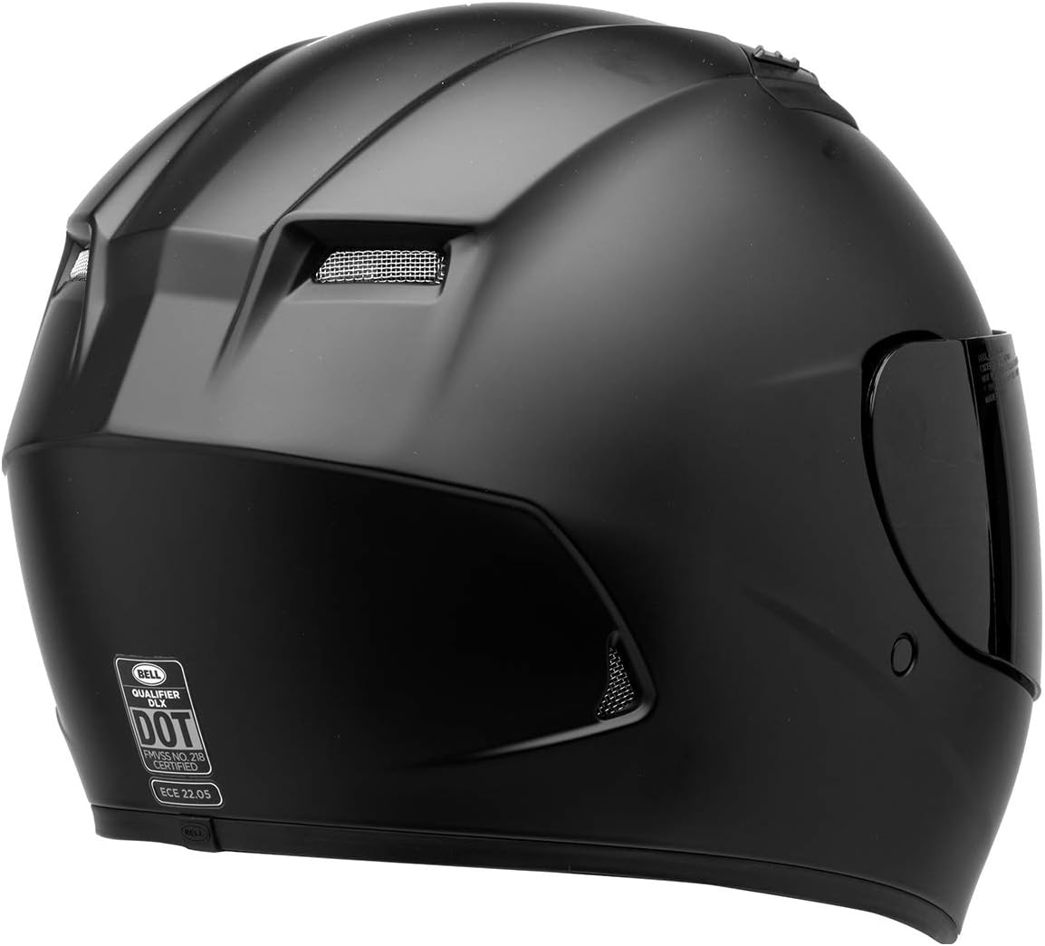Bell Qualifier DLX Full-Face Blackout Helmet (Blackout Matte Black - Medium)