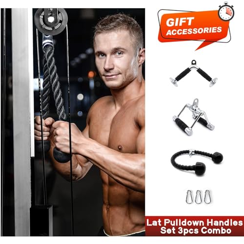 RitFit Power Cage with Optional LAT PullDown/Cable Crossover/Smith Machine System, 1000LB Squat Rack for Home & Garage Gym, with Weight Storage Rack and More Training Attachments, ASTM-Certified