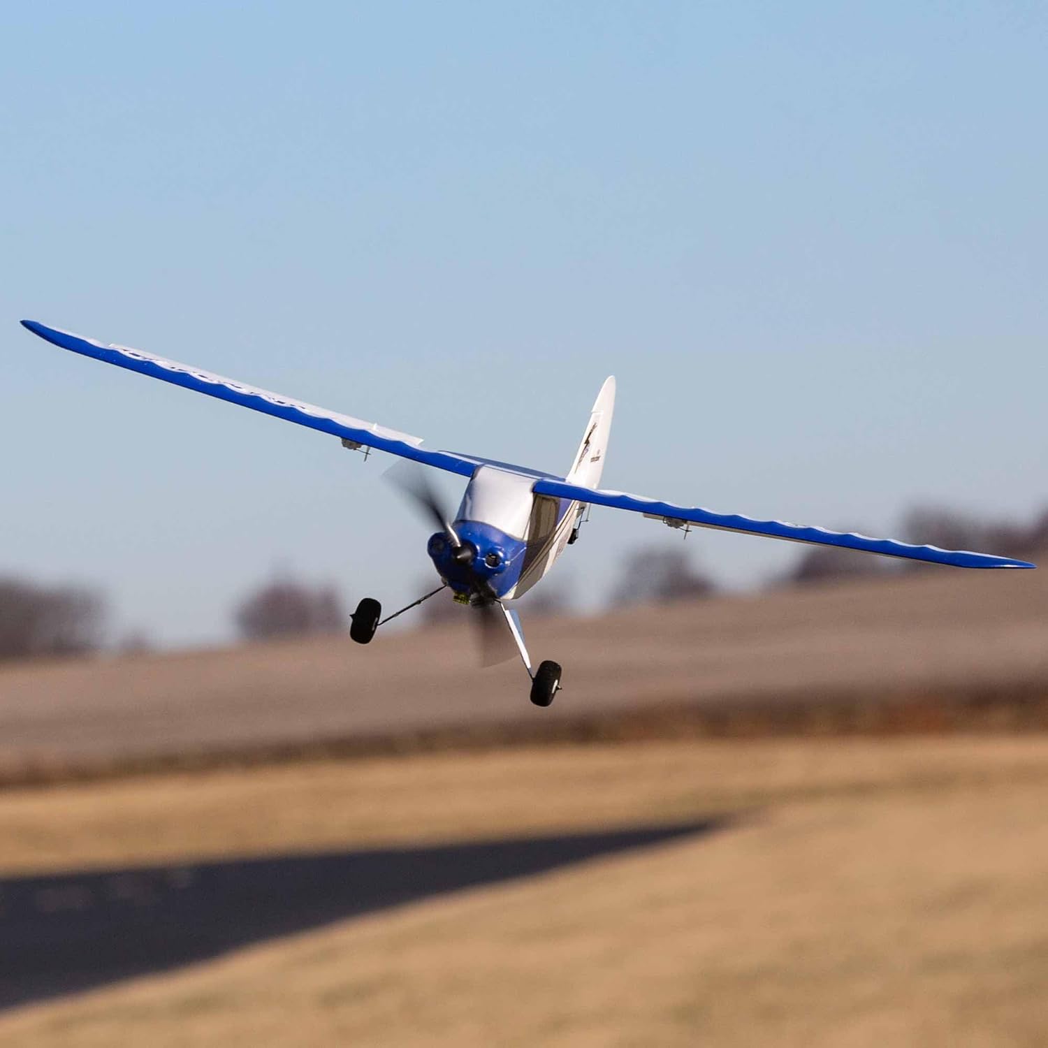 HobbyZone RC Airplane Sport Cub S 2 615mm RTF Everything Needed to Fly is Included/Safe Technology HBZ444000,White/Blue