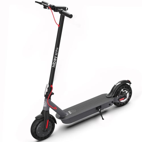 Hiboy S2/S2 Pro/S2 MAX Electric Scooter, 350-500W Motor, 8.5"-10" Solid Tires, 17-40.4 Miles Range, 19 Mph Folding Commuter Electric Scooter for Adults (Optional Seat)