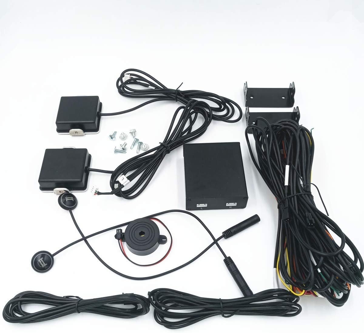 CarBest New Radar Based Blind Spot Sensor and Rear Cross Traffic Alert System, BSD, BSM, 24GHZ Microwave Radar Blind Spot Detection System