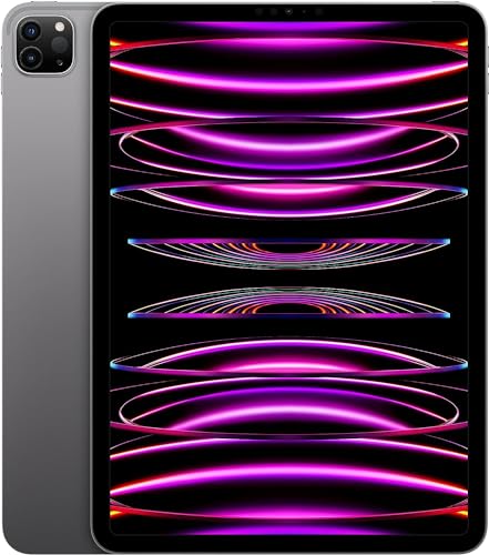 2022 Apple iPad Pro (11-inch, Wi-Fi, 128GB) - Space Gray (Renewed)